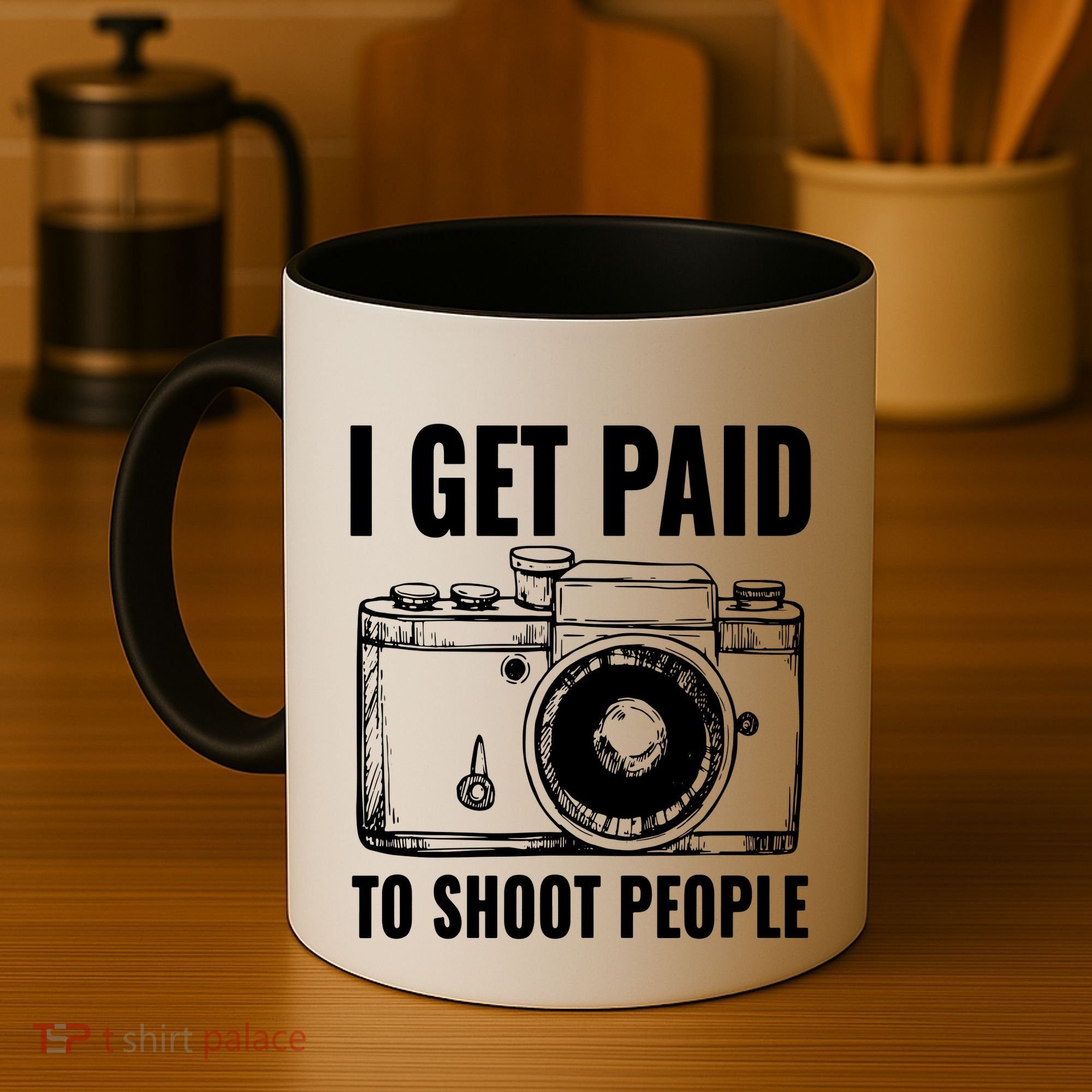 Photography Funny I Get Paid To Shoot People Coffee Mug