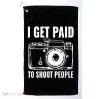 Photography Funny I Get Paid To Shoot People Golf Towel thumb 0