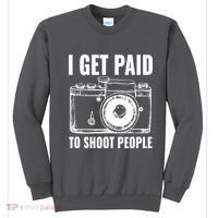 Photography Funny I Get Paid To Shoot People Sweatshirt thumb 0