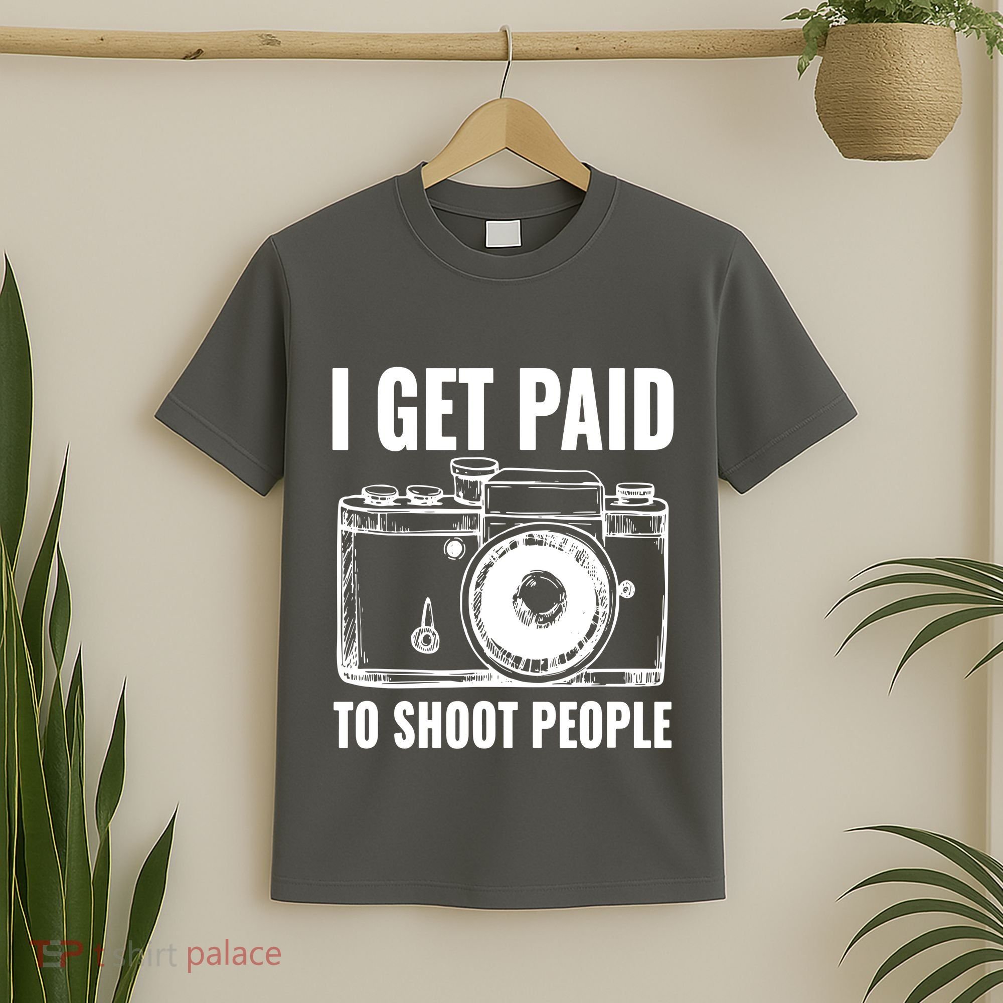 Photography Funny I Get Paid To Shoot People T-Shirt