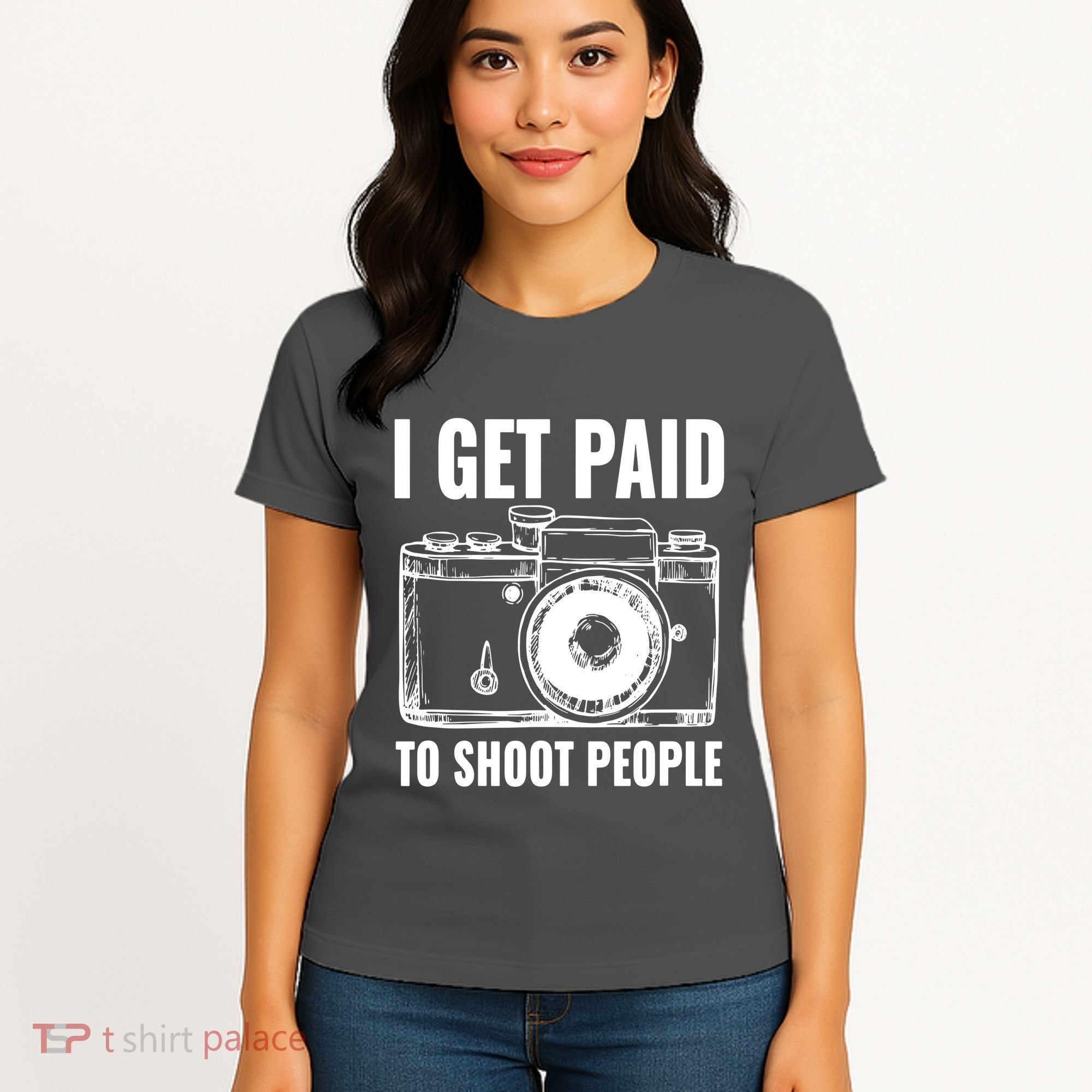 Photography Funny I Get Paid To Shoot People Women's T-Shirt
