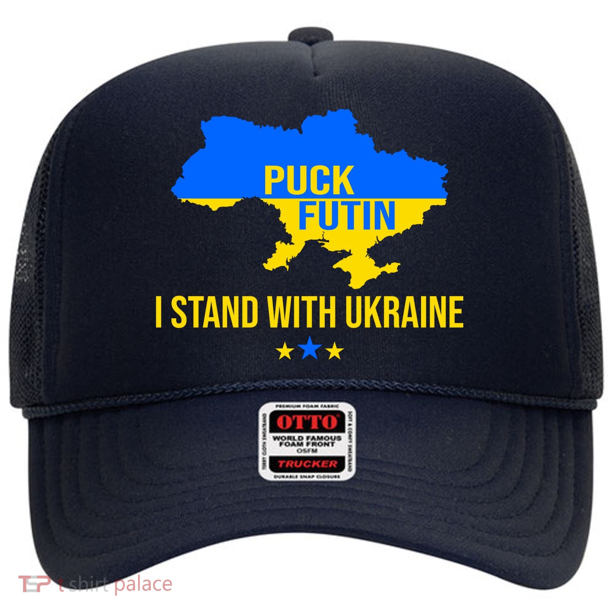 Puck Futin I Stand With Ukraine Support Flag Hat