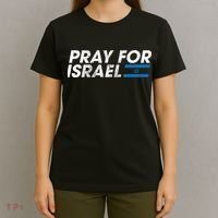 Pray for Israel Psalm 122 6 Israel Flag Christian Inspiring T-Shirt thumb 4