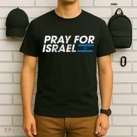 Pray for Israel Psalm 122 6 Israel Flag Christian Inspiring T-Shirt thumb 6