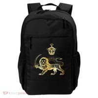 Persian Flag Iranian Lion Sun And Crown Iran Persia Backpack thumb 0