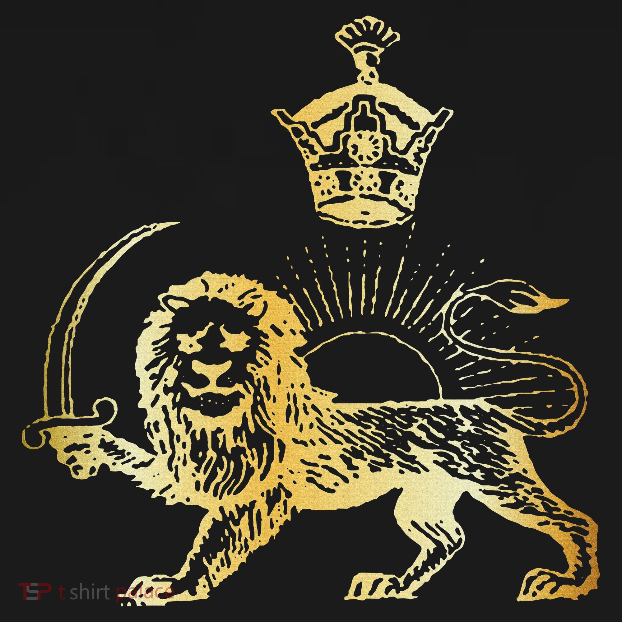 Persian Flag Iranian Lion Sun And Crown Iran Persia Women's Hoodie