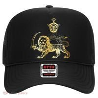 Persian Flag Iranian Lion Sun And Crown Iran Persia Hat thumb 0