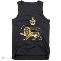 Persian Flag Iranian Lion Sun And Crown Iran Persia Tank Top thumb 0