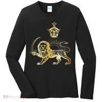 Persian Flag Iranian Lion Sun And Crown Iran Persia Women's Long Sleeve Shirt thumb 0