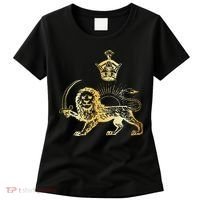 Persian Flag Iranian Lion Sun And Crown Iran Persia Women's T-Shirt thumb 0