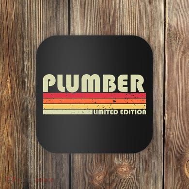 Plumber Funny Job Title Profession Birthday Worker Coaster