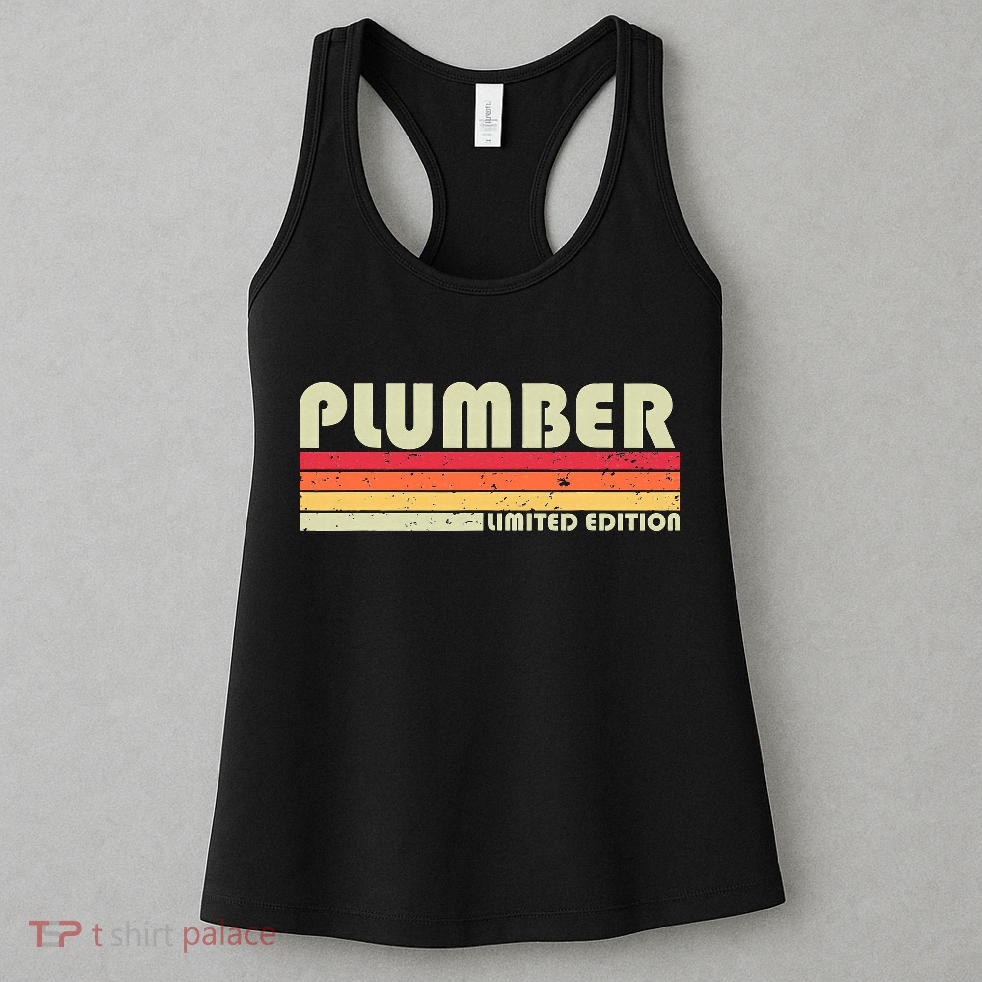Plumber Funny Job Title Profession Birthday Worker Women's Tank Top