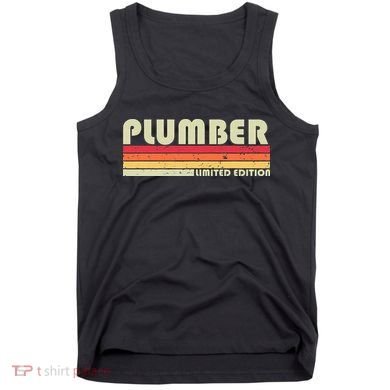Plumber Funny Job Title Profession Birthday Worker Tank Top