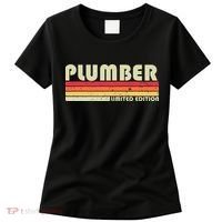Plumber Funny Job Title Profession Birthday Worker Women's T-Shirt thumb 0