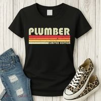 Plumber Funny Job Title Profession Birthday Worker Women's T-Shirt thumb 3