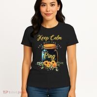 Preserving Food Keep Calm And Wait For The Ping Home Canning Women's T-Shirt thumb 4