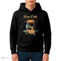 Preserving Food Keep Calm And Wait For The Ping Home Canning Kids Hoodie thumb 4