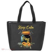 Preserving Food Keep Calm And Wait For The Ping Home Canning Tote Bag thumb 0