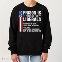 Prison For Liberals Women's Sweatshirt thumb 0