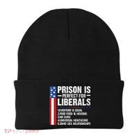 Prison For Liberals Beanie thumb 0