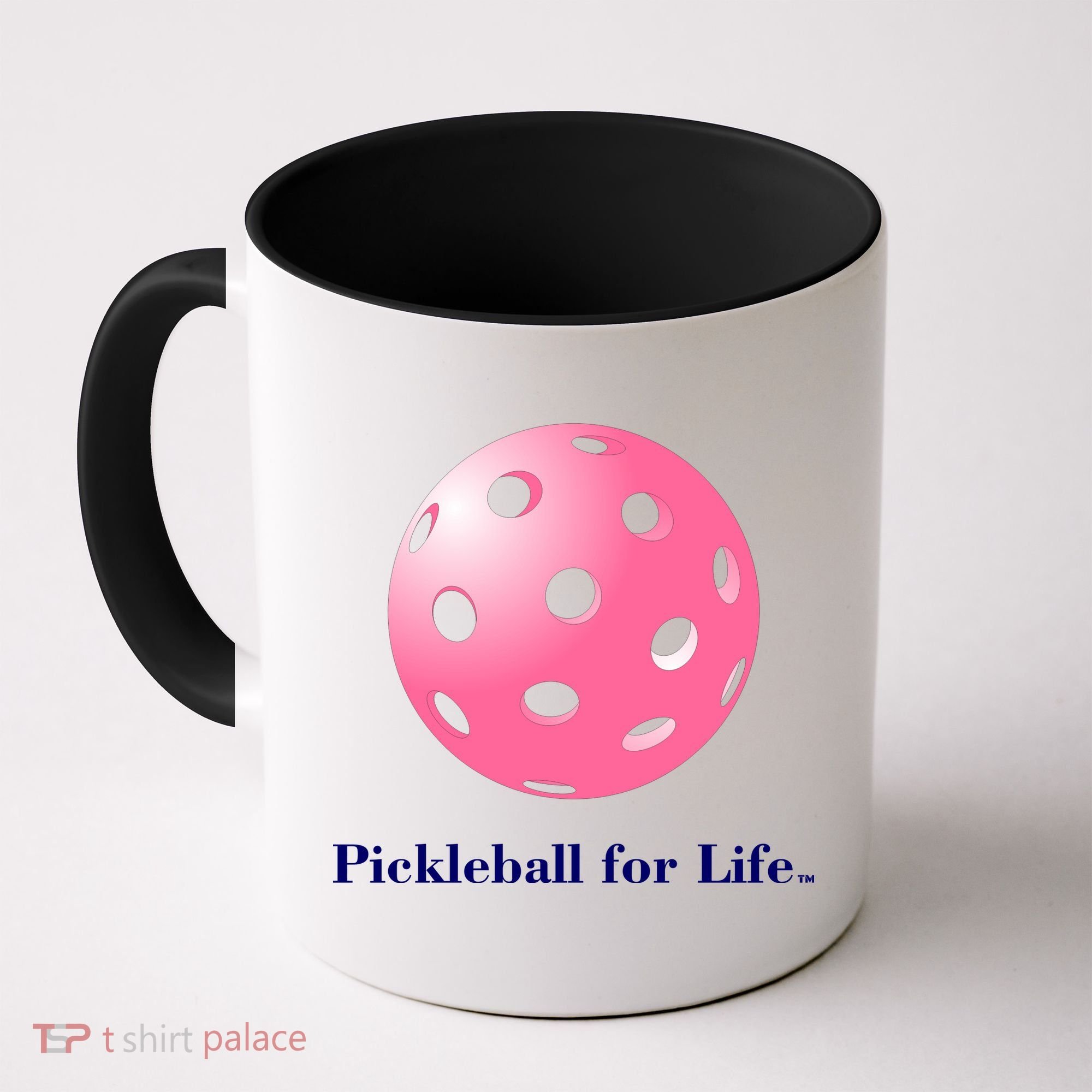 Pickleball For Life Pink Coffee Mug