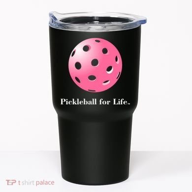 Pickleball For Life Pink Tumbler