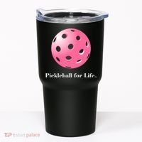 Pickleball For Life Pink Tumbler thumb 0