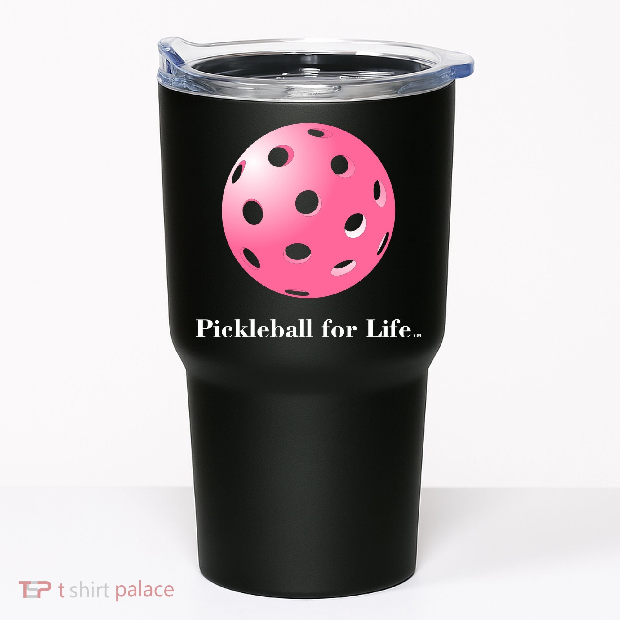 Pickleball For Life Pink Tumbler