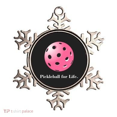 Pickleball For Life Pink Ornament