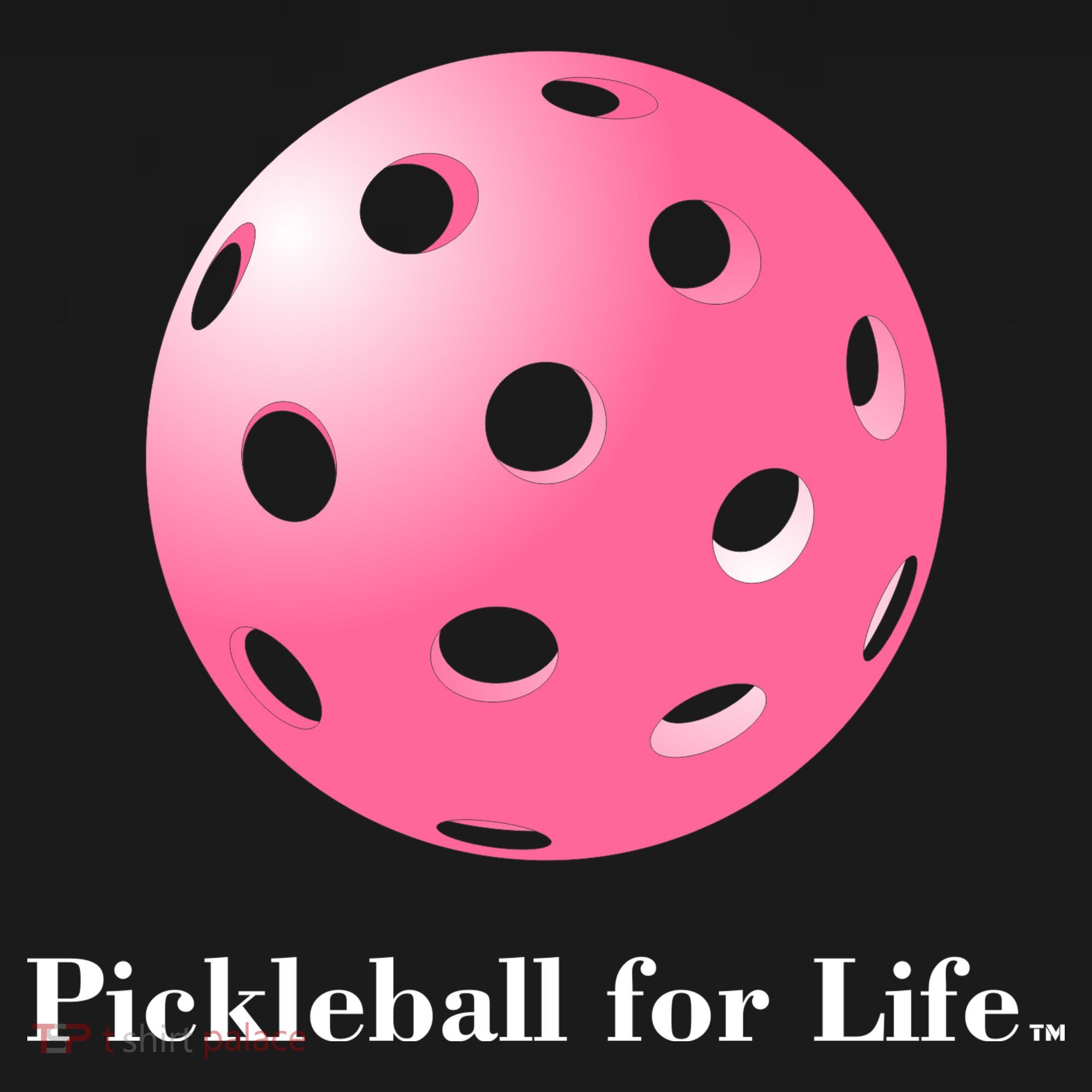 Pickleball For Life Pink Ornament