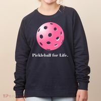 Pickleball For Life Pink Women's Sweatshirt thumb 0