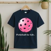 Pickleball For Life Pink T-Shirt thumb 2