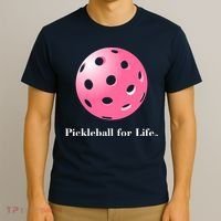 Pickleball For Life Pink T-Shirt thumb 3
