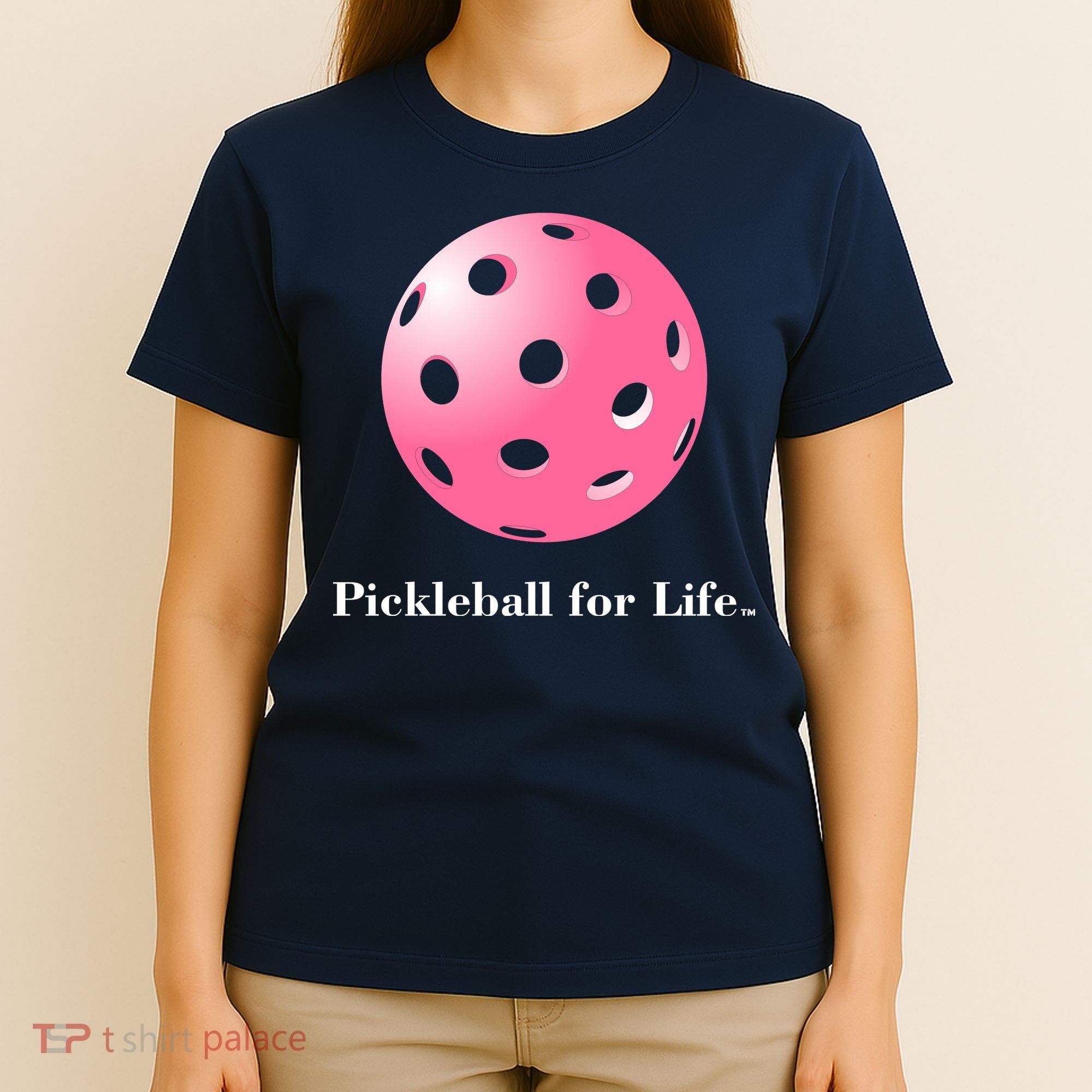 Pickleball For Life Pink T-Shirt
