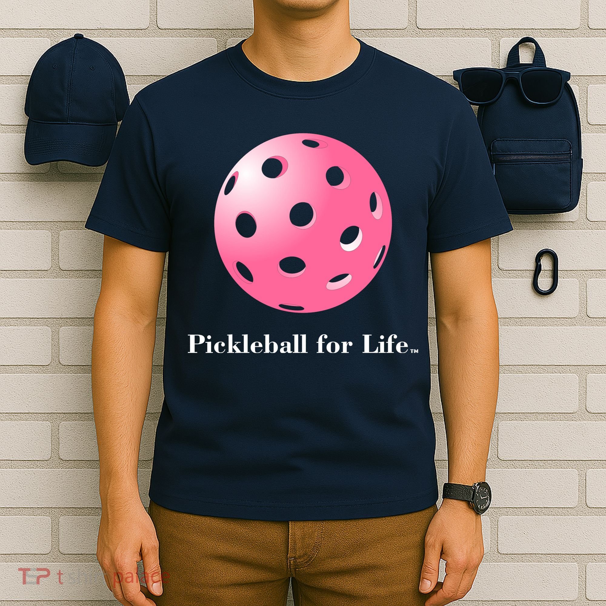 Pickleball For Life Pink T-Shirt