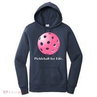 Pickleball For Life Pink Women's Hoodie thumb 0