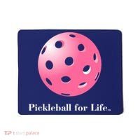 Pickleball For Life Pink Mousepad thumb 0