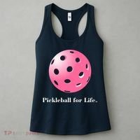 Pickleball For Life Pink Women's Tank Top thumb 3