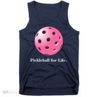 Pickleball For Life Pink Tank Top thumb 0