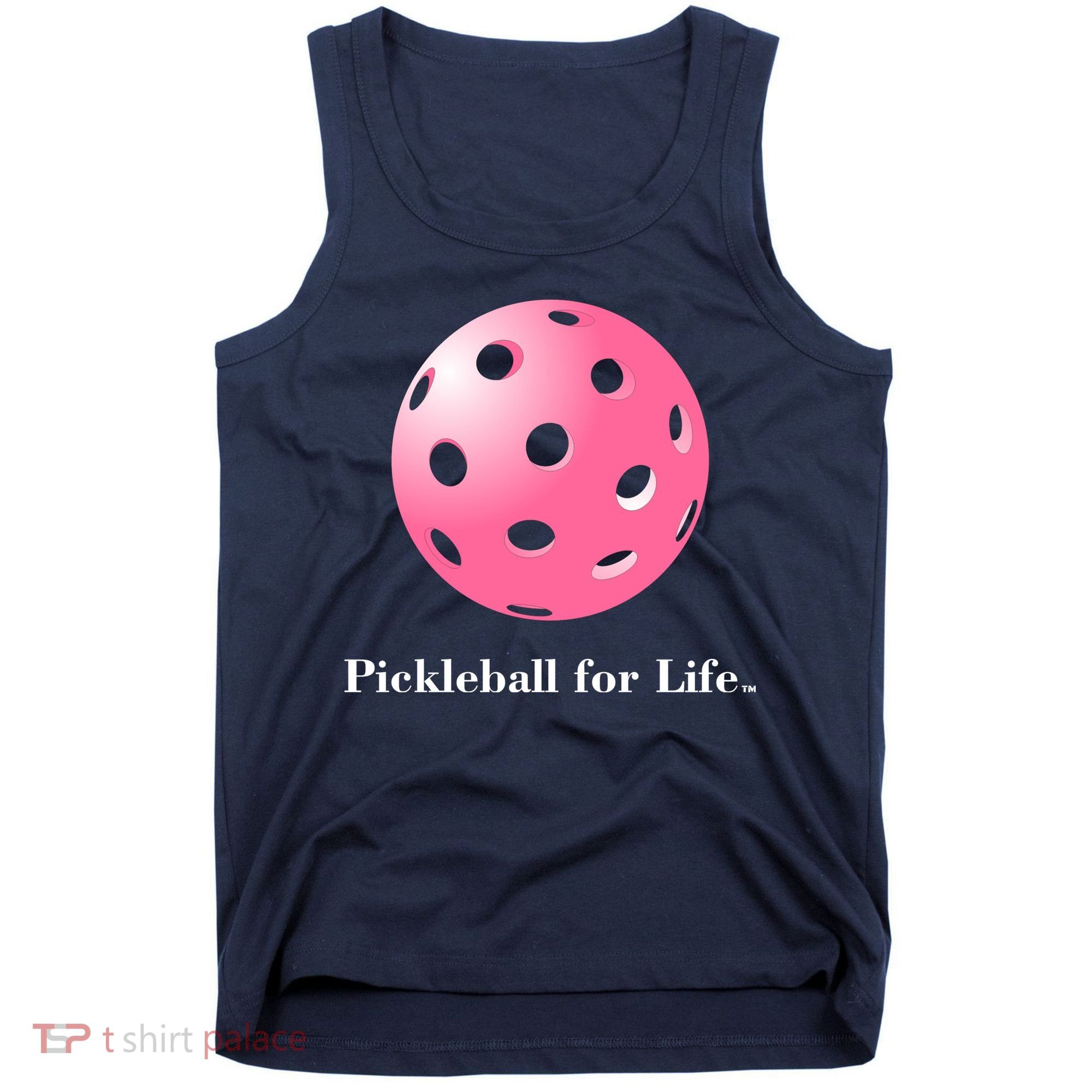 Pickleball For Life Pink Tank Top