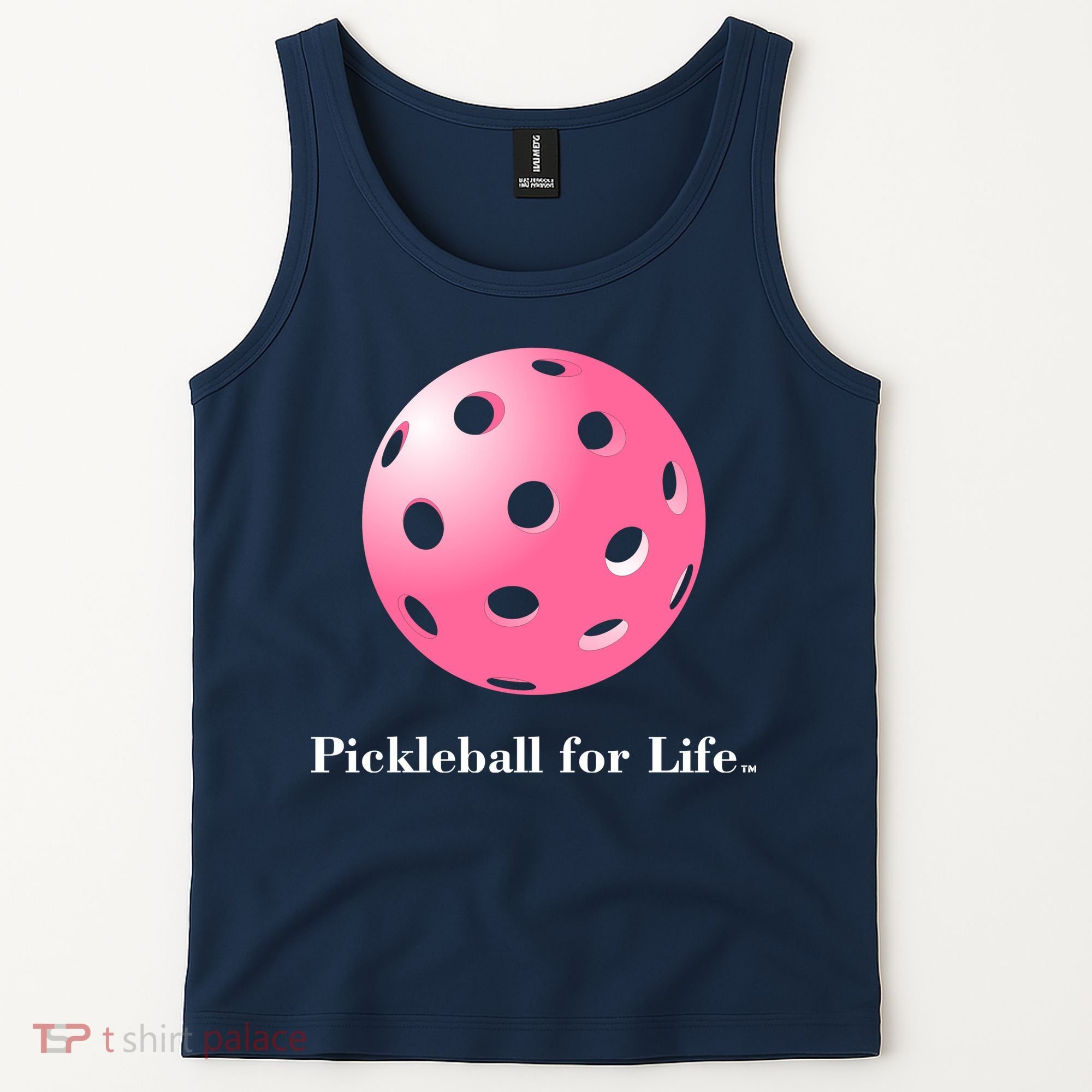 Pickleball For Life Pink Tank Top
