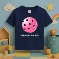 Pickleball For Life Pink Toddler T-Shirt thumb 3