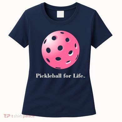 Pickleball For Life Pink Women's T-Shirt