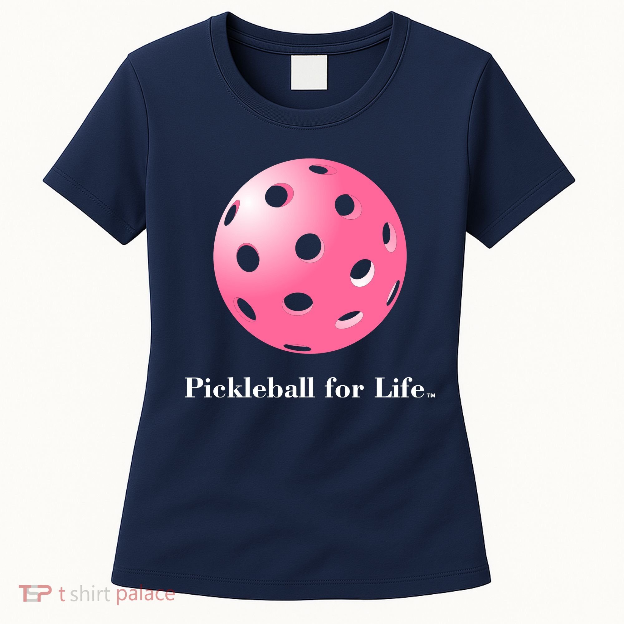 Pickleball For Life Pink Women's T-Shirt