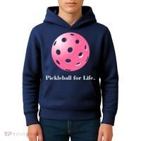 Pickleball For Life Pink Kids Hoodie thumb 4