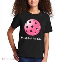 Pickleball For Life Pink Kids T-Shirt thumb 2