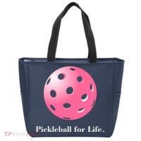 Pickleball For Life Pink Tote Bag thumb 0