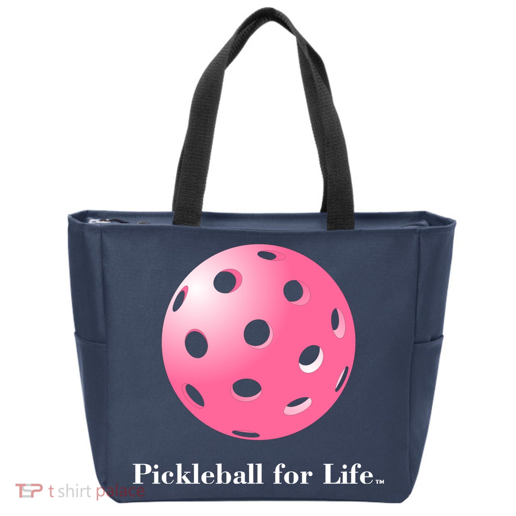 Pickleball For Life Pink Tote Bag