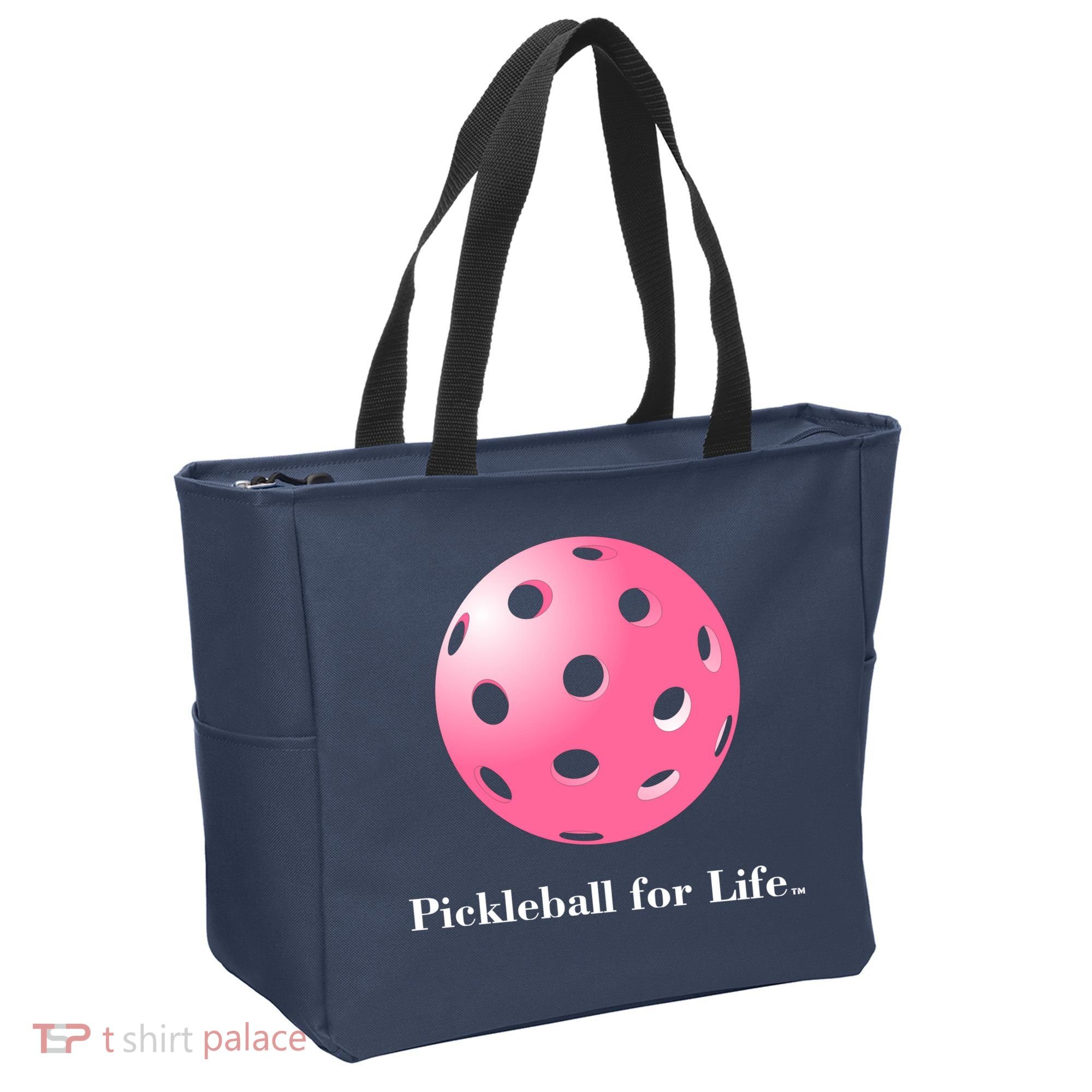 Pickleball For Life Pink Tote Bag
