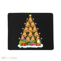 Pizza Food Lover Xmas Holiday Santa Pizza Christmas Tree Mousepad thumb 0